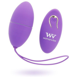 Womanvibe - Alsan Egg Telecommande Silicone Violet